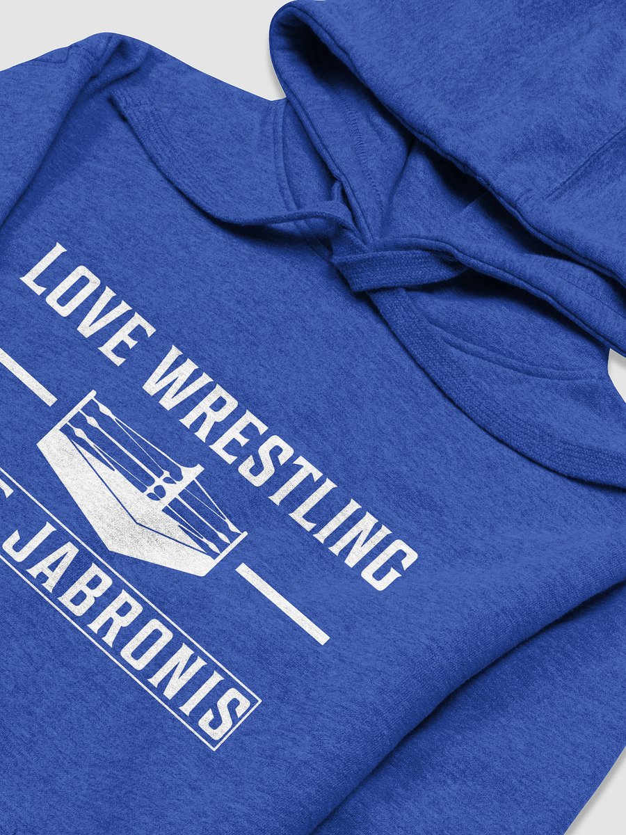 Love Wrestling Hate Jabronis Hoodie (Blue) product image (3)