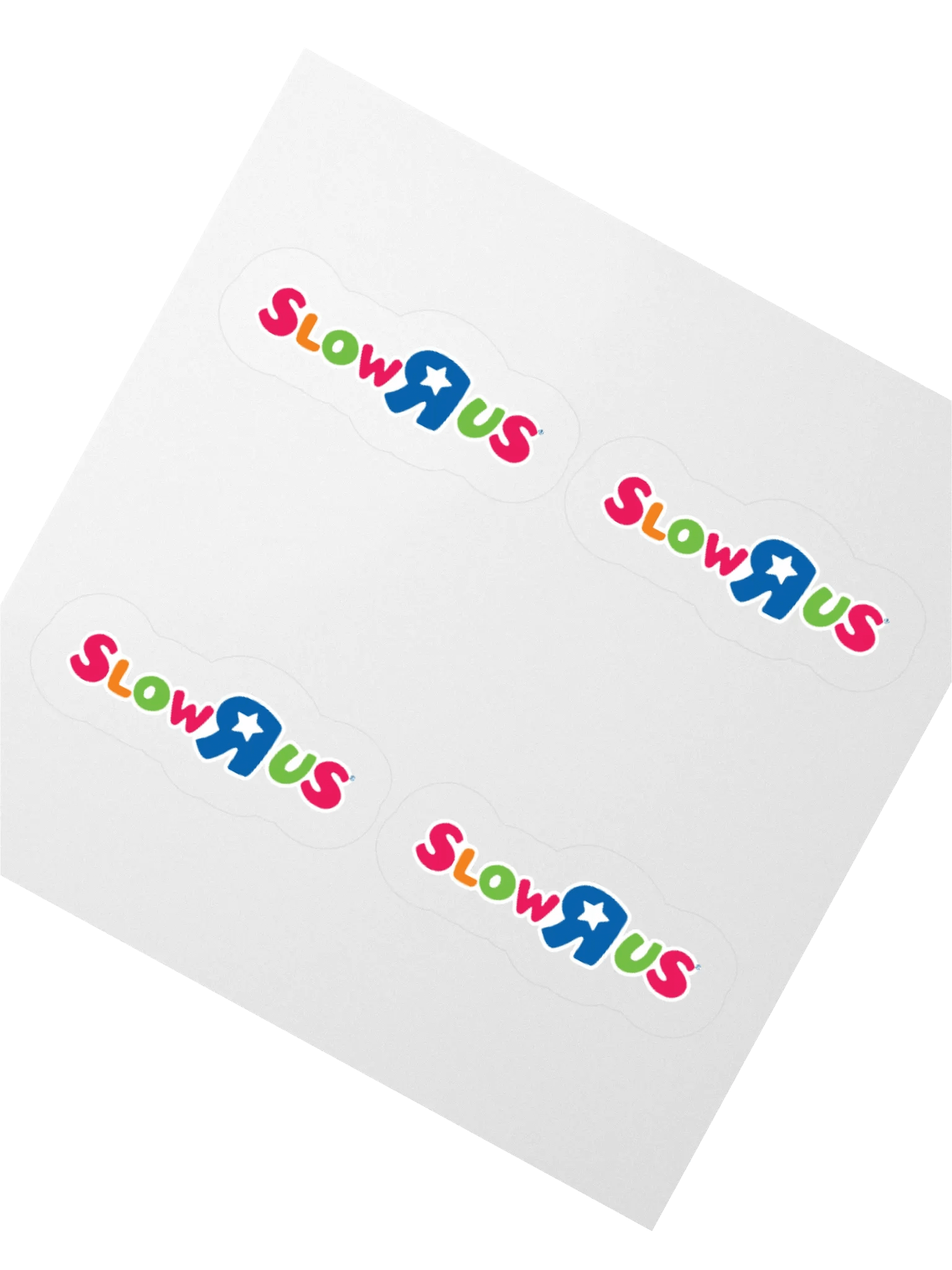 SLOW-R-US STICKERS (4-PACK) product image (2)