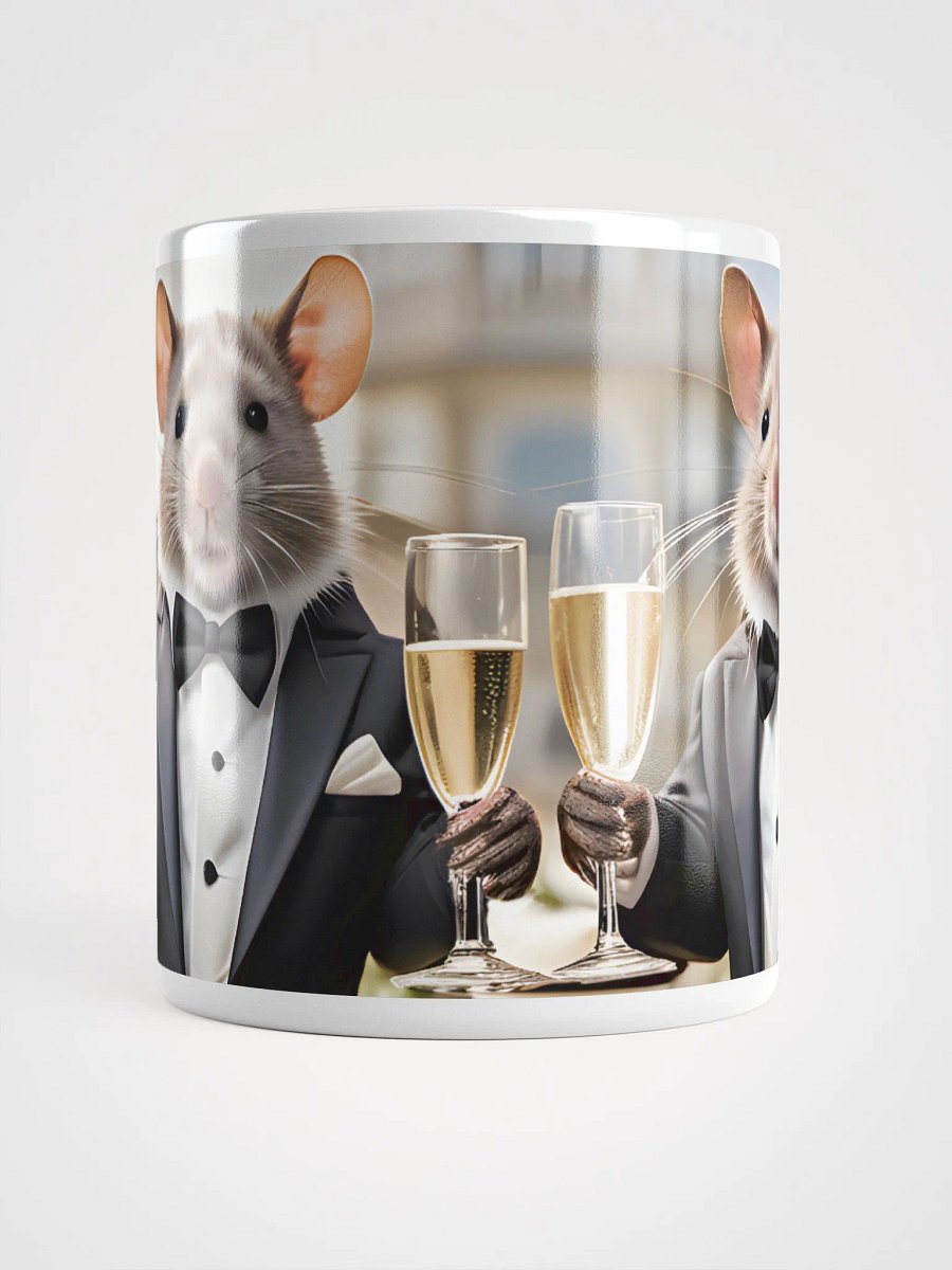 Two Cute Rats Celebrating With Champagne Mug product image (5)