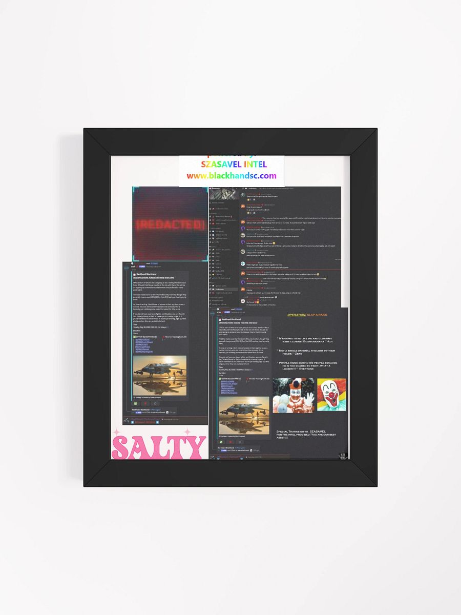 Salty Secrets Whackateers Framed Digital Art Print (limited edition) product image (4)