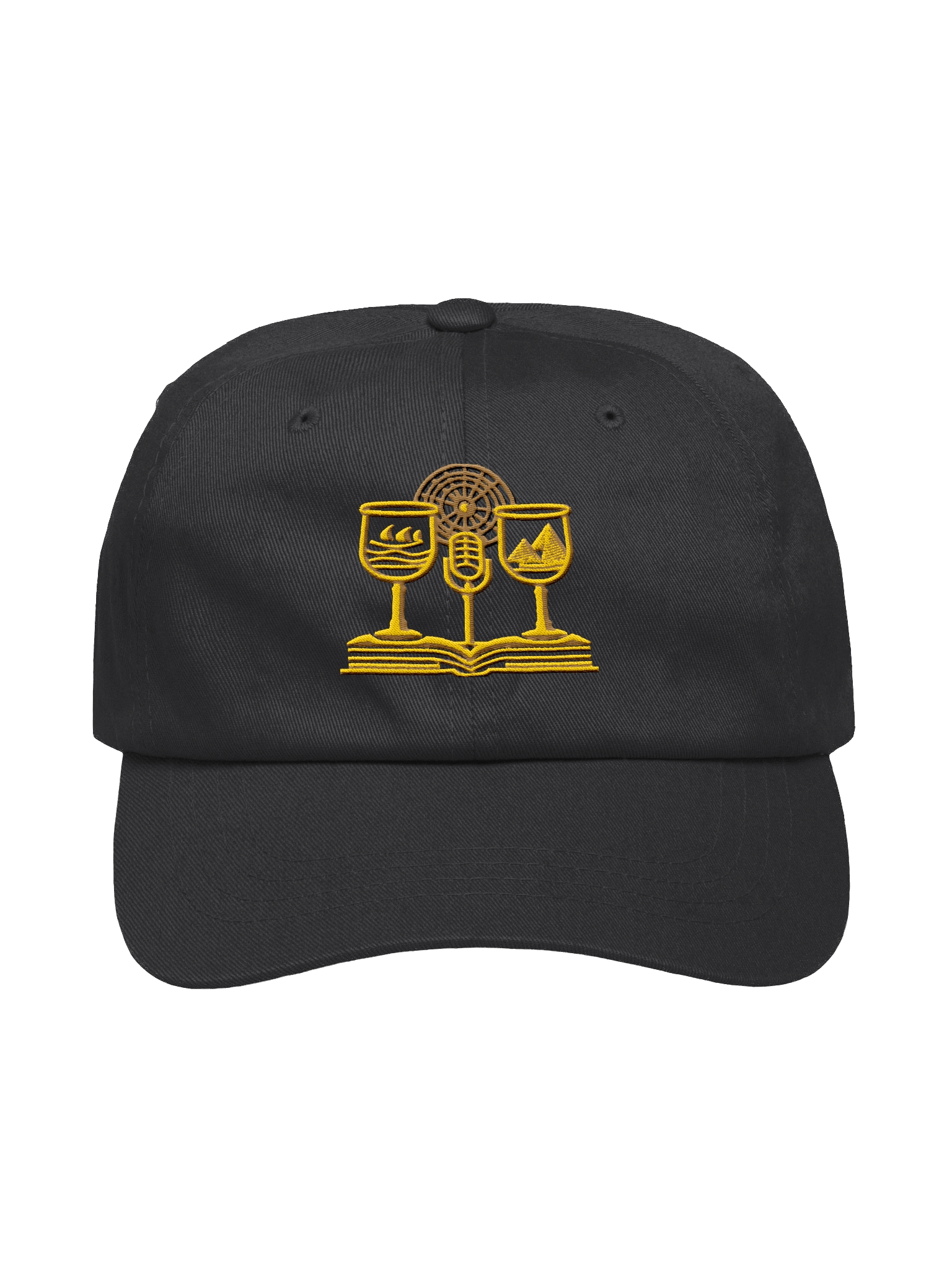Legends & Libations Dad Hat Gold Logo product image (1)
