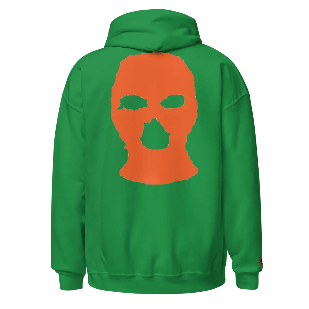 CULT LIFE BRAND HOODIE ORANGE SKI MASK product image (6)