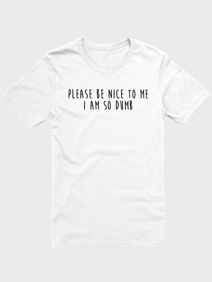 Text only: Please be nice to me shirt product image (41)