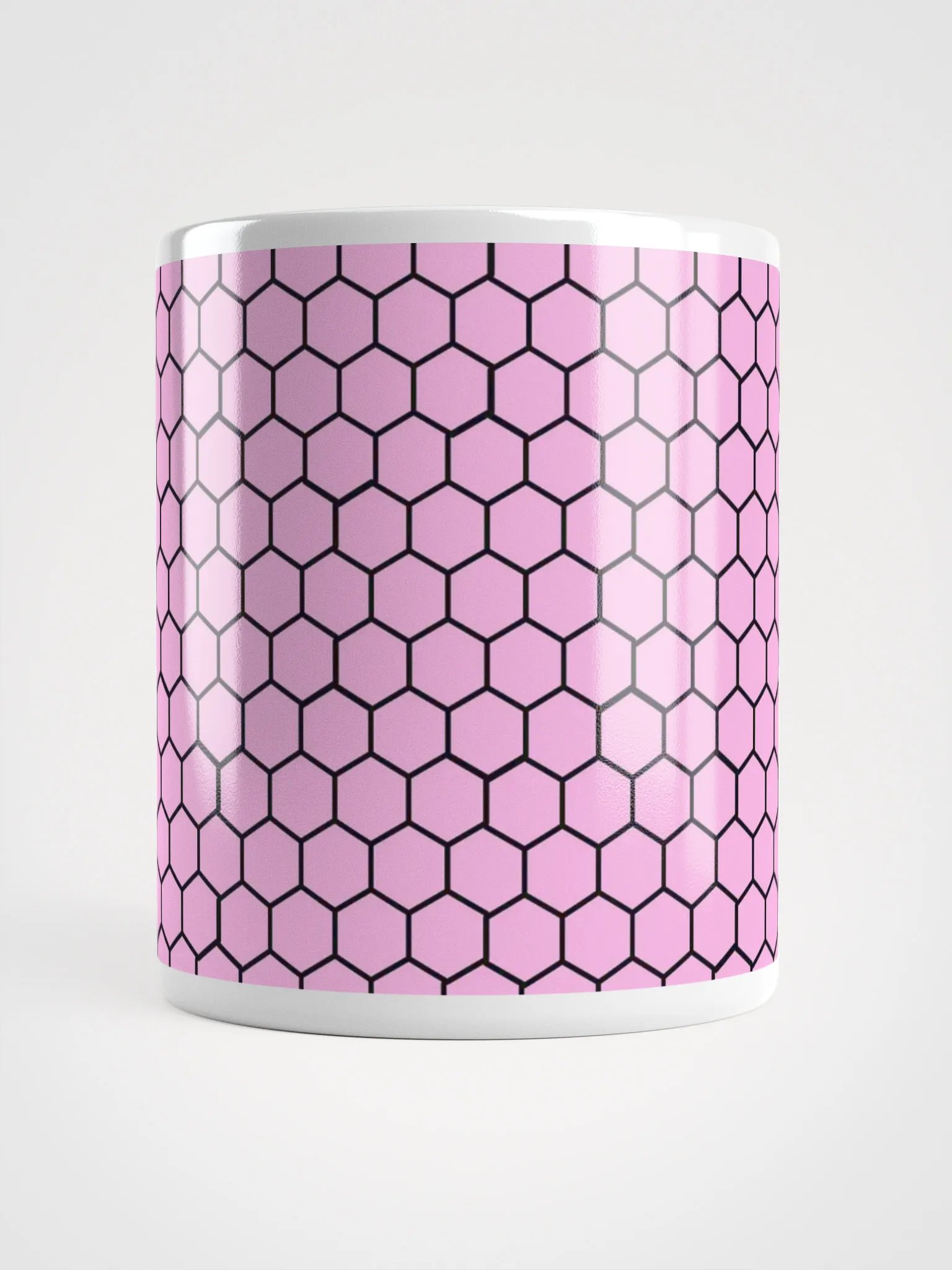 Pink Hex Grid Mug product image (5)
