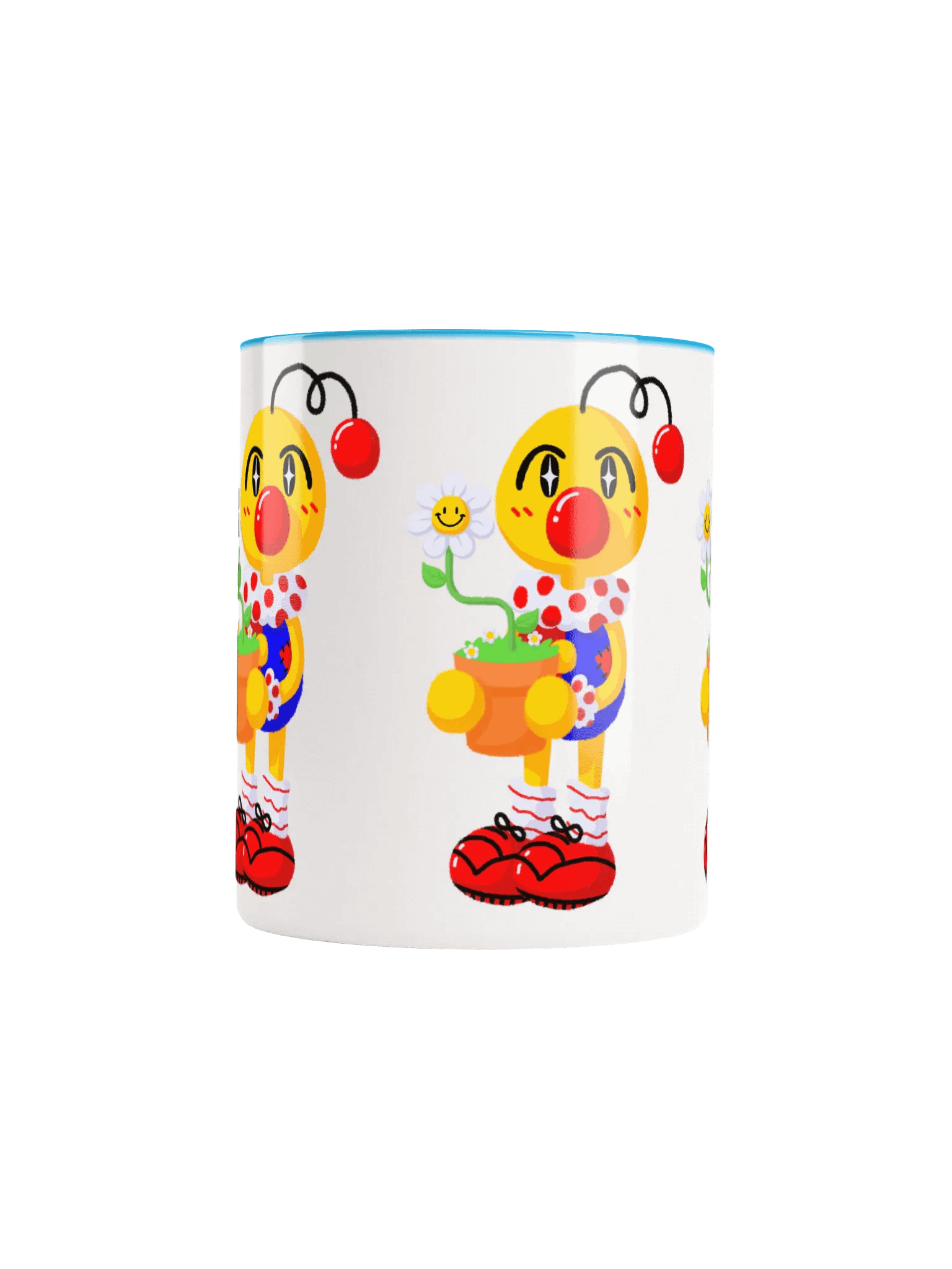 Boyoyoing Repeating Flower Pot Ceramic Mug product image (40)