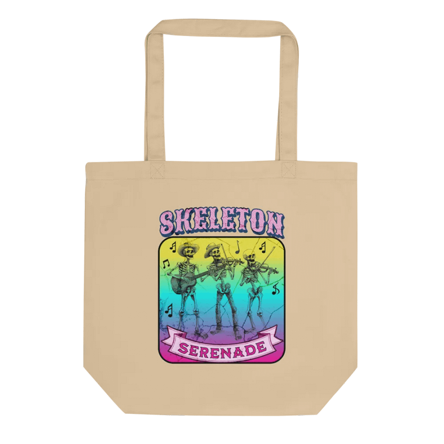 Skeleton Serenade Tote Bag product image (1)
