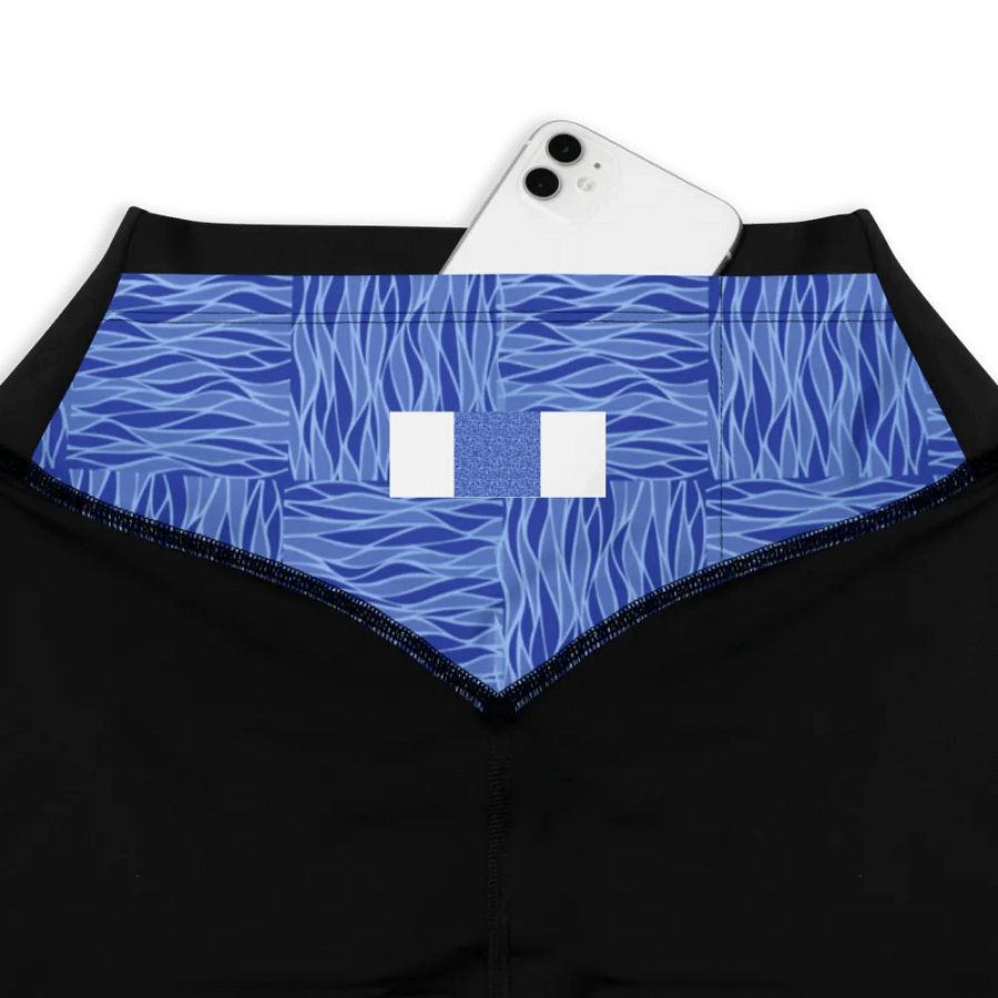 Powder Blue All-Over Print Sports Leggings product image (1)