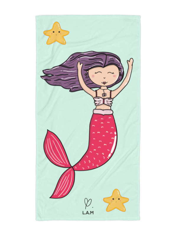 TOALLA SIRENA LILA product image (1)