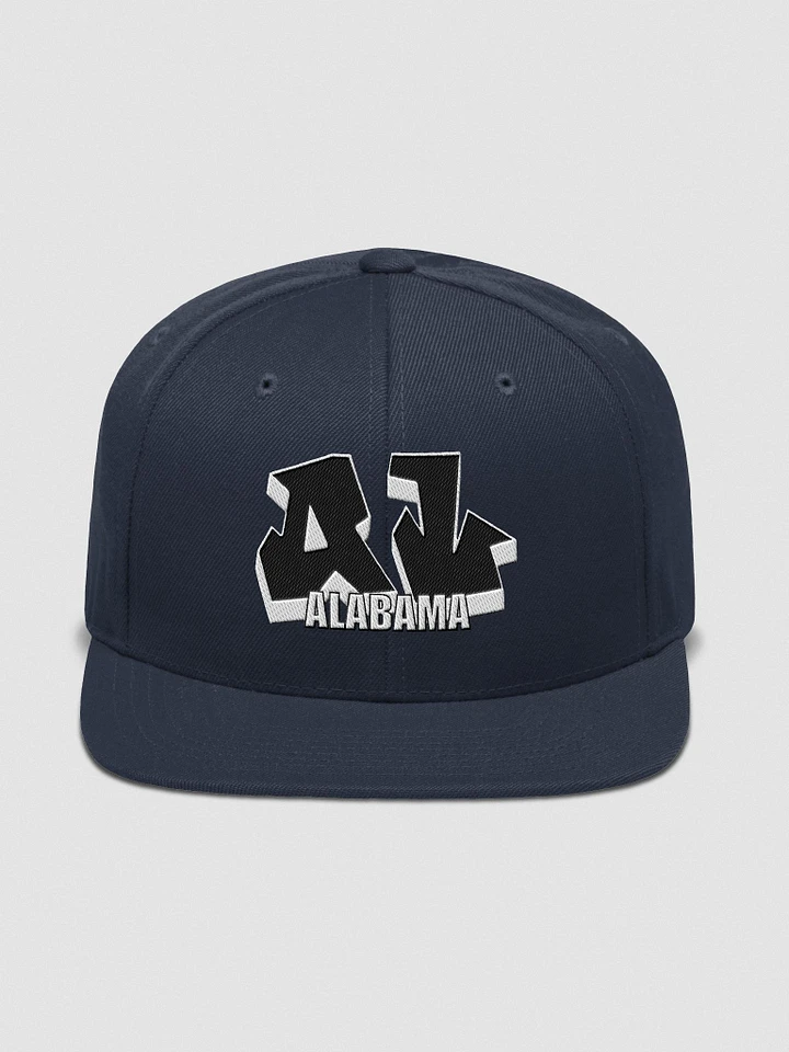 ALABAMA, AL, Graffiti, Yupoong Wool Blend Snapback Hat product image (1)