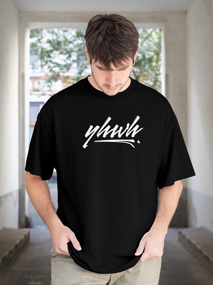YHWH Heavyweight Tee - Bold Faith "Faith over Fear" product image (2)