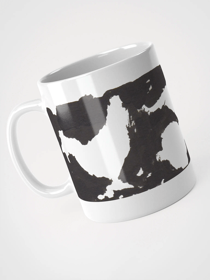 Rooster and Wheelbarrow on White Glossy Mug product image (1)