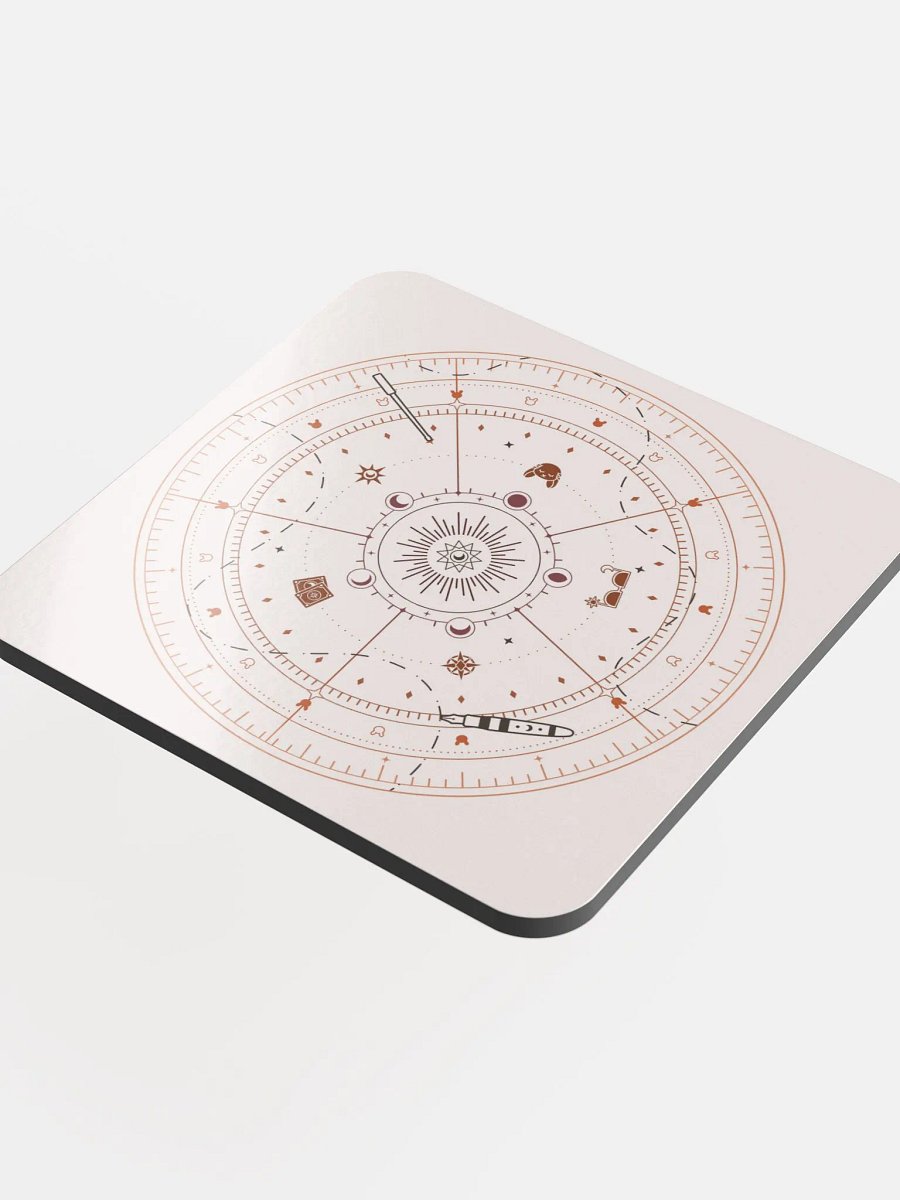 Light Academia Cork Coaster product image (4)