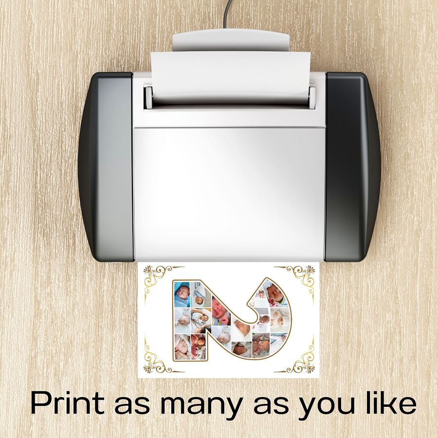 Two Year Celebration Card Photo Collage Canva Template product image (9)