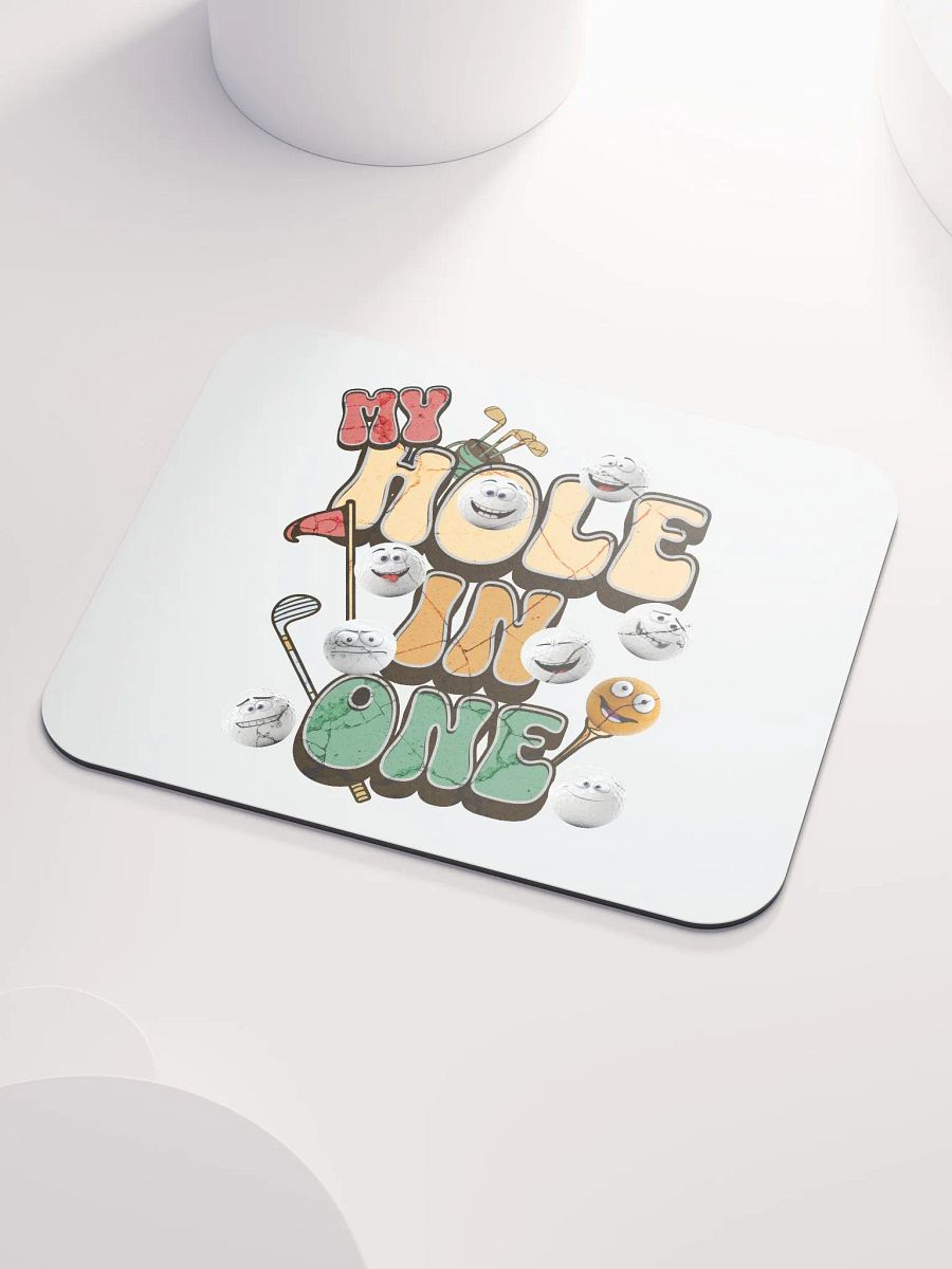 My Hole In One Smiling Golf Balls Mouse Pad product image (3)