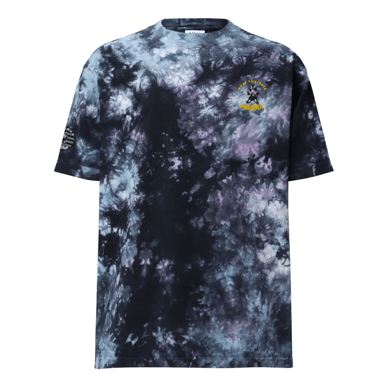 Muay Thaibata Oversized Thai-Dye shirt, Milky way