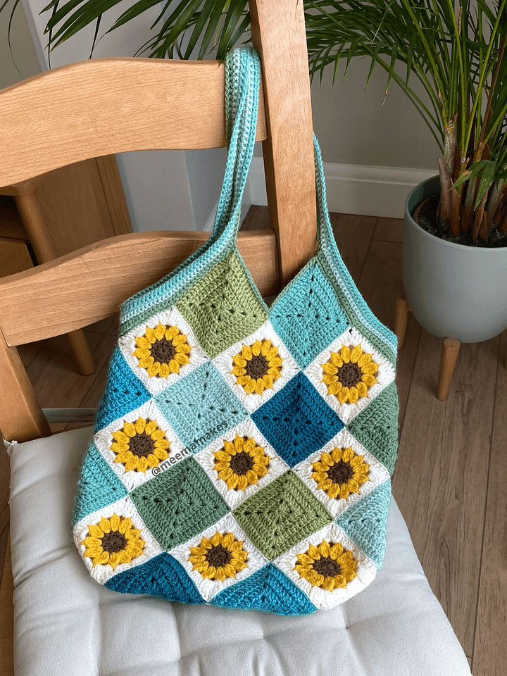 Sunflower Patch Tote Bag Pattern product image (1)