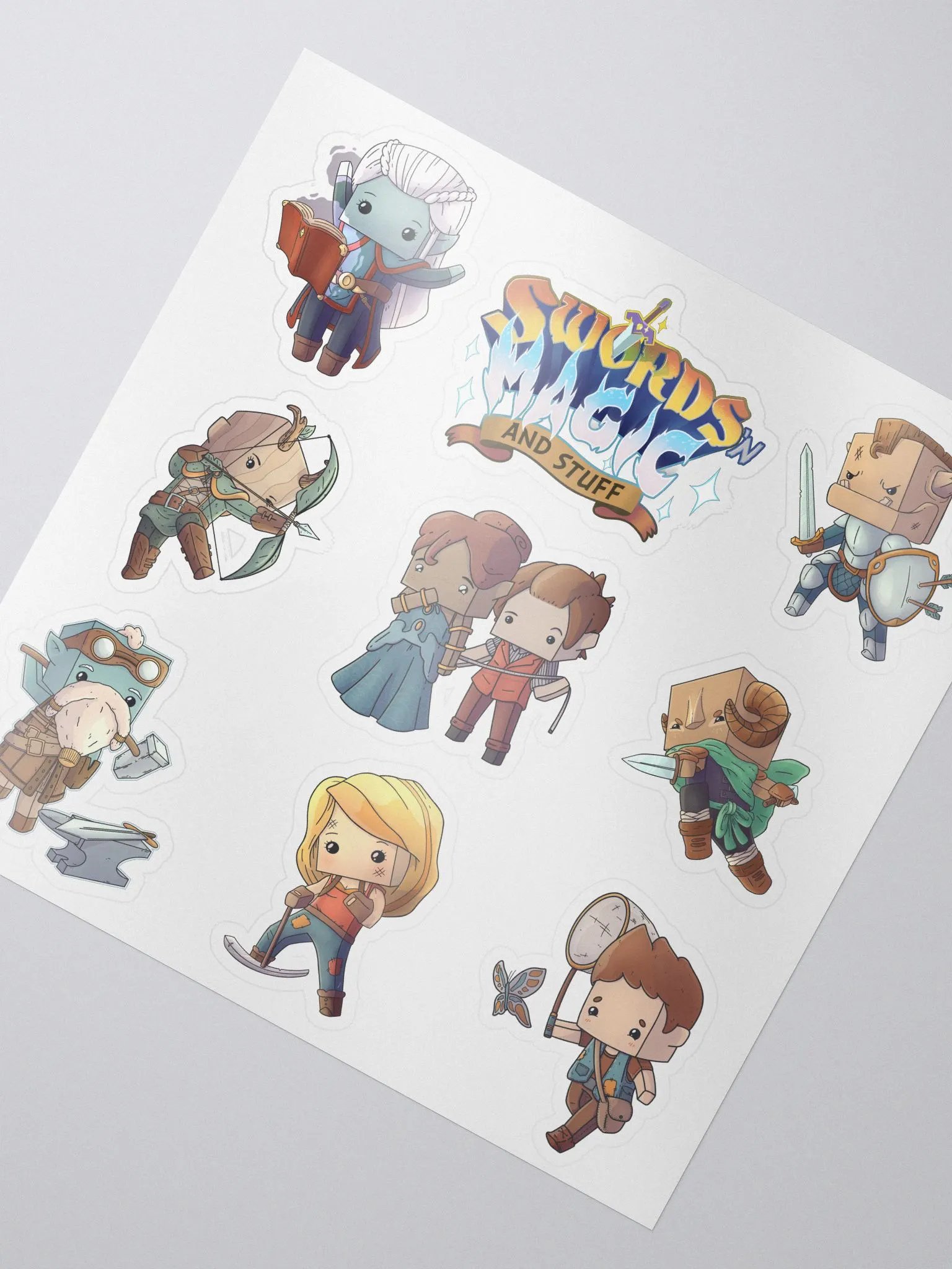 Swords 'n Magic Inhabitants Sticker Sheet product image (2)
