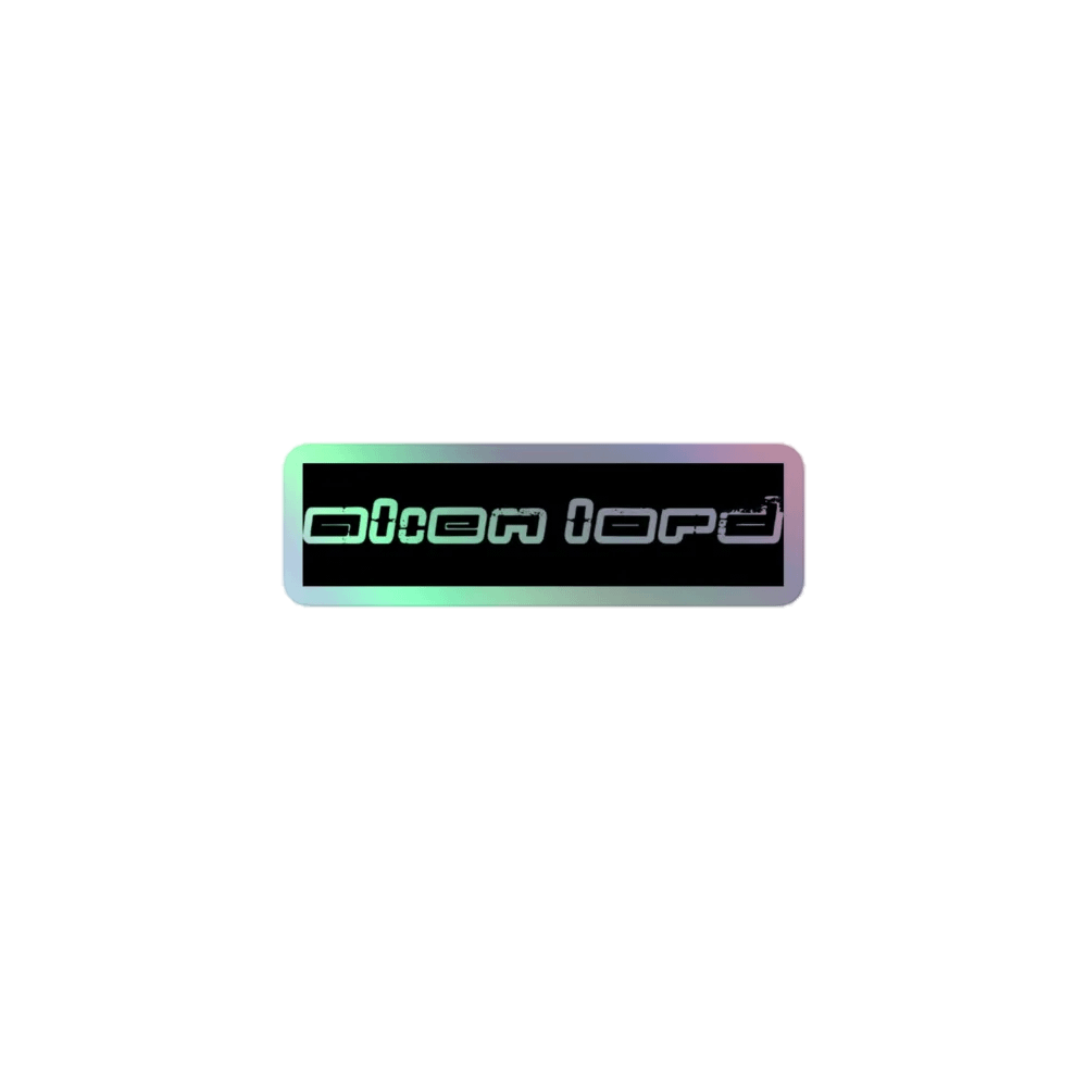 Alien Lord holographic sticker product image (1)