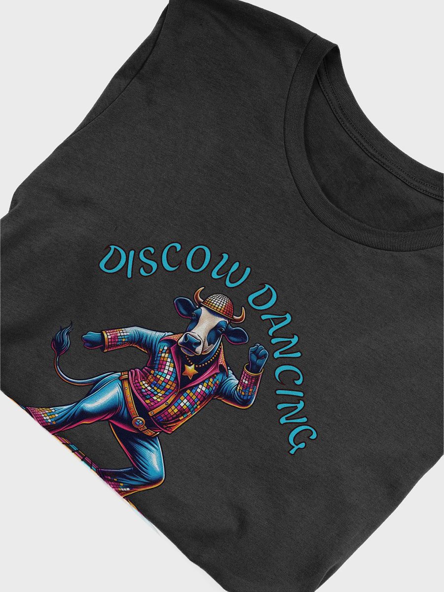 Vintage Disco Dancing Cow T-Shirt - Perfect for Retro Lovers product image (4)
