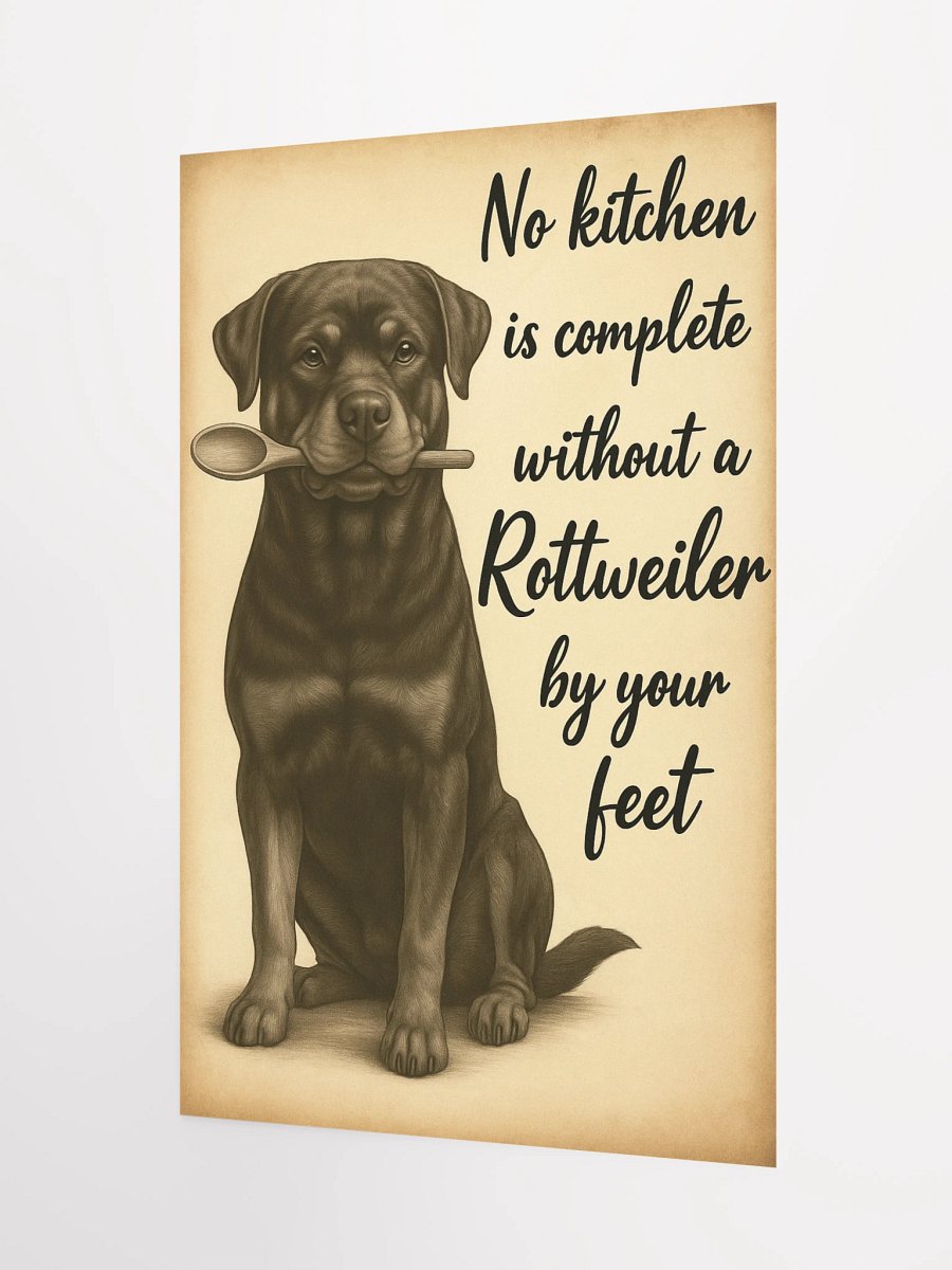 No kitchen is complete without a Rottweiler by your feet product image (7)