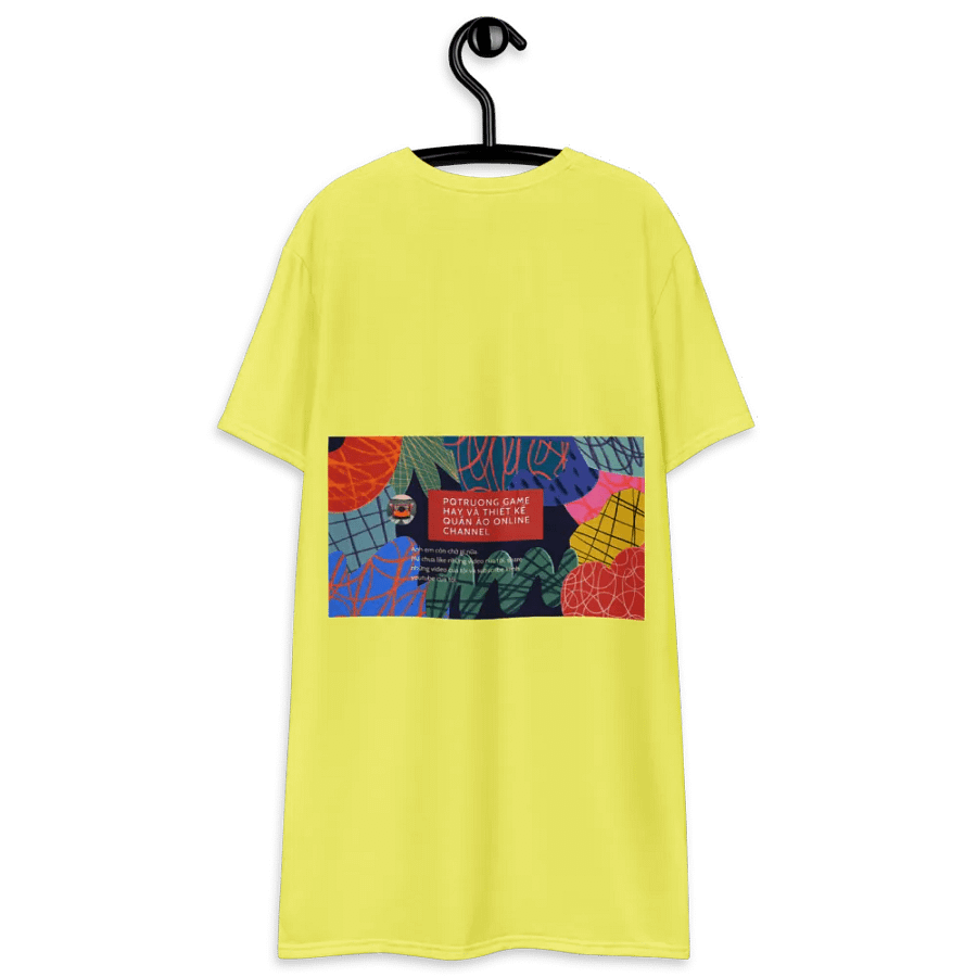 Váy thun in toàn thân/Full body printed T-shirt dress product image (8)