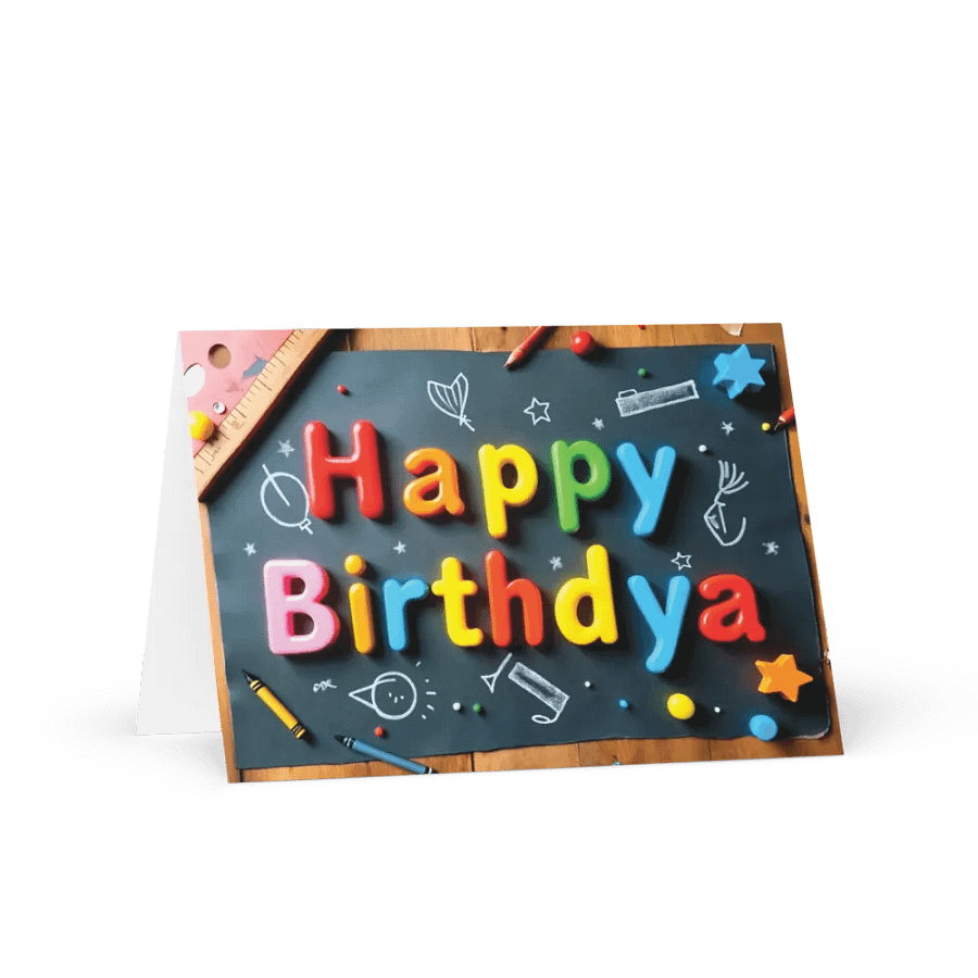 Happy birthday card for dyslexic people product image (5)