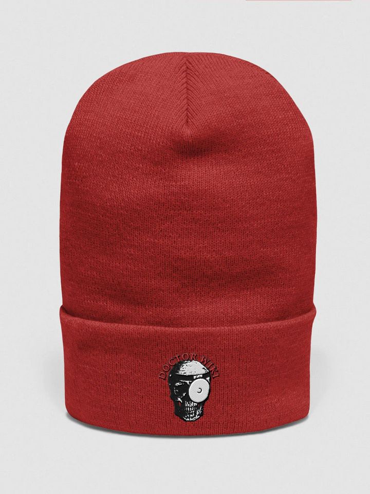 Doctor Wiki Form-Fitted Embroidered Beanie product image (2)