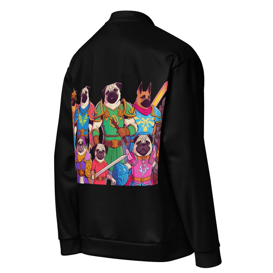 PugNation All-Over Print Bomber Jacket product image (5)