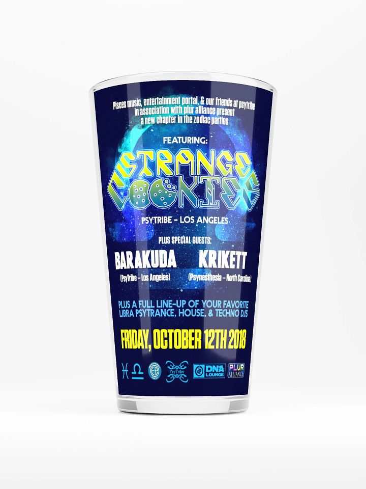 Libra 2018 Shaker Pint Glass product image (1)