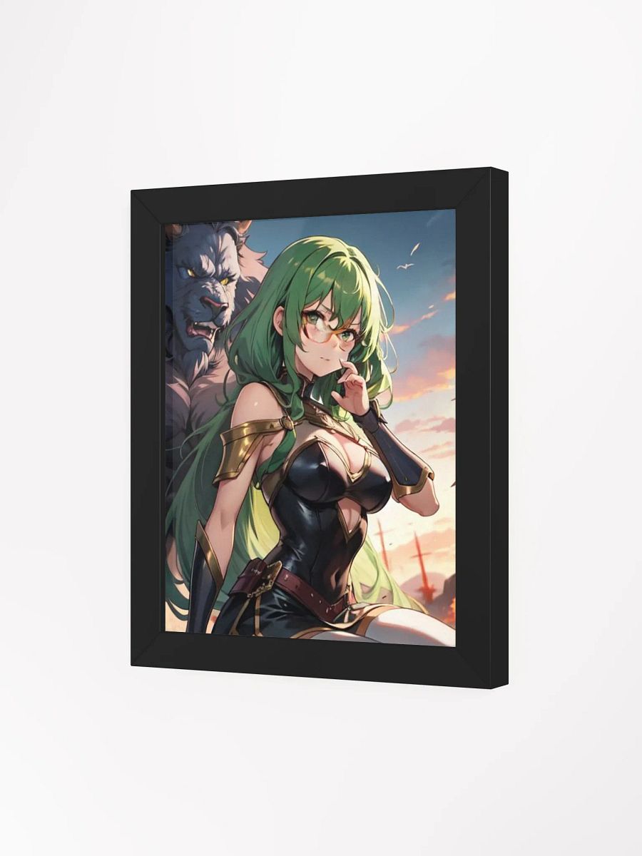 Green K Warrior Poster w/ Frame product image (3)