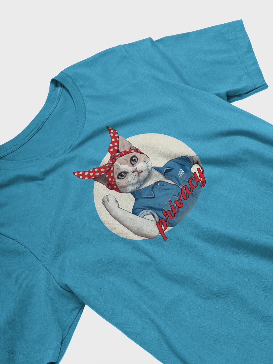 Posie the Privacy Cat Full T-Shirt product image (2)