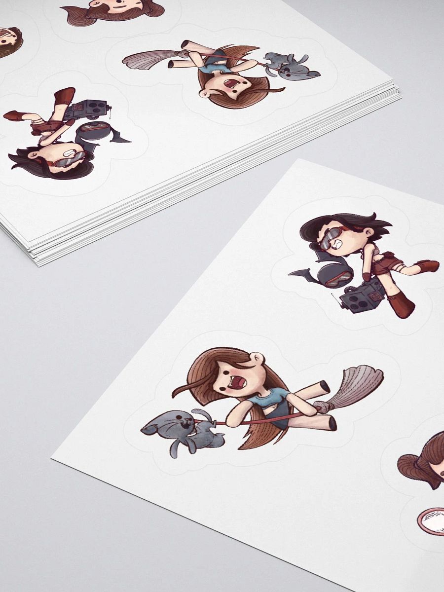 She & Her Pet | Kiss Cut Stickers product image (13)