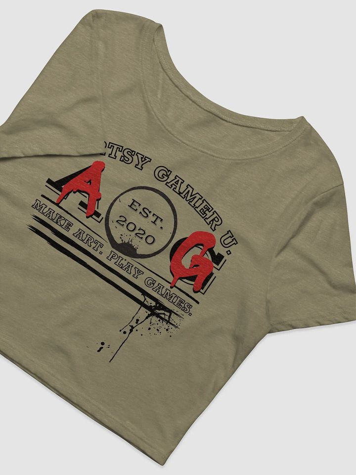 The Artist's Artsy Gamer Uni crop top product image (3)