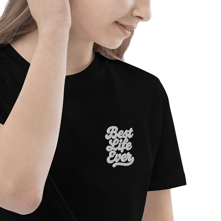 Best Life Ever Unisex Organic Kids T-Shirt product image (2)