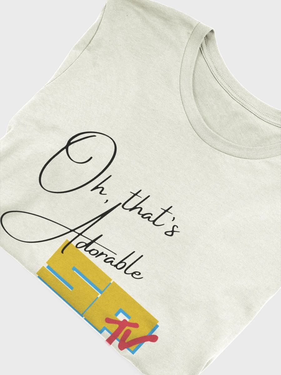 That's Adorable - color logo on sleeve - shirt LIGHT colors product image (5)