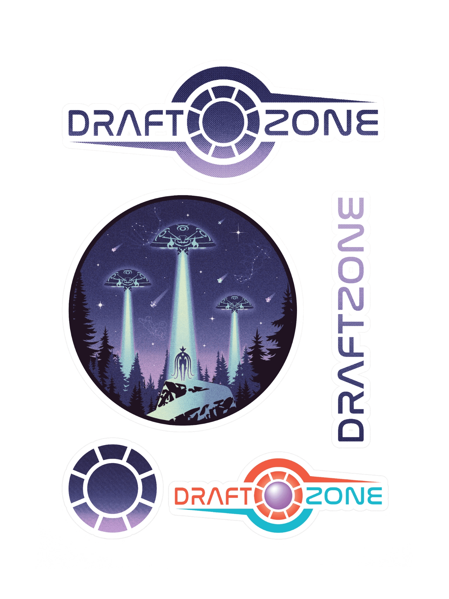 Invasion Violet Sticker Set product image (3)