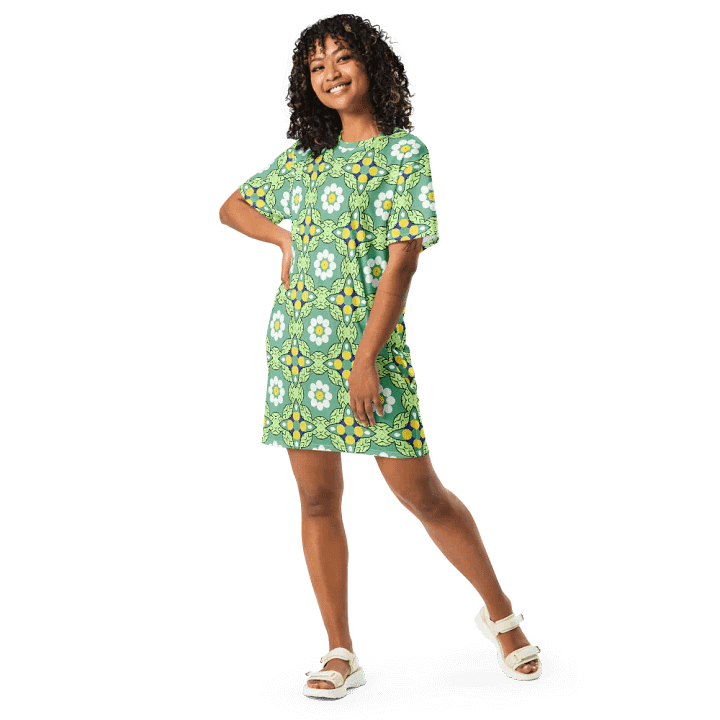 Green, Summer Dress, T-Shirt Dress product image (1)