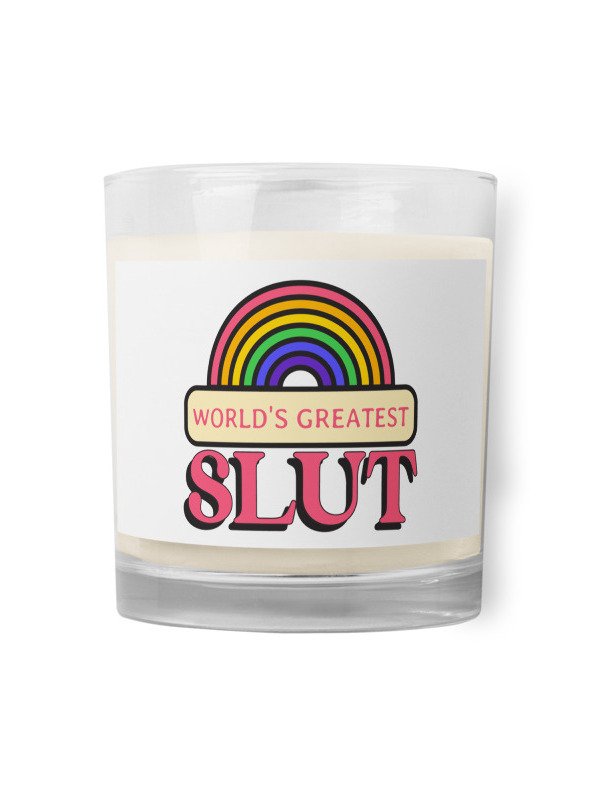 World's Greatest Slut soy candle product image (2)
