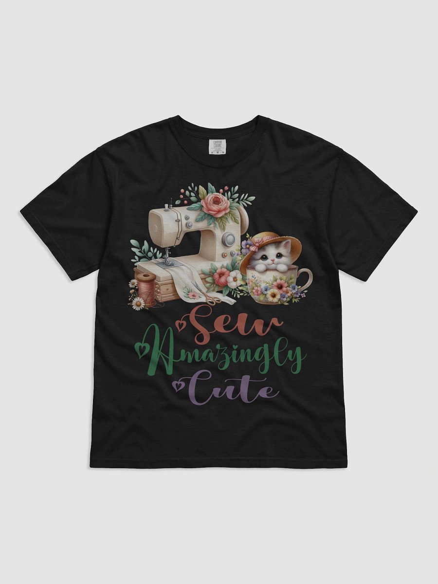 Meowtiful Sewing Delight T-Shirt product image (3)