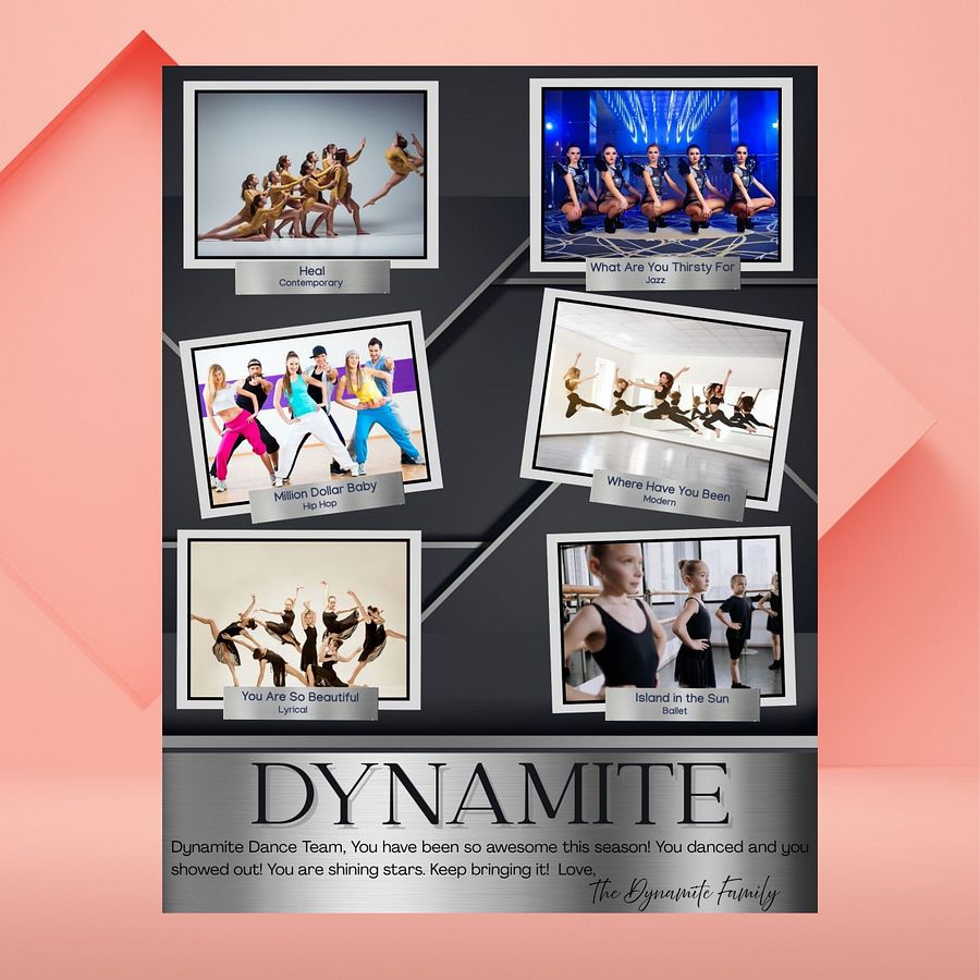 Dynamite Dance Program Ad product image (1)