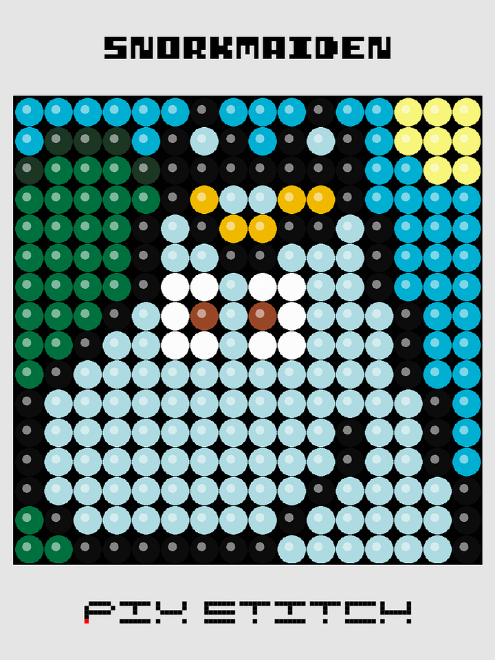 Snorkmaiden Pixel Art product image (1)