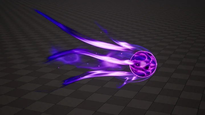 Arcane Projectile VFX in Unreal Engine 5 Niagara product image (1)