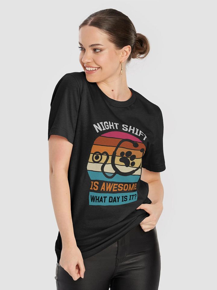 "NIGHT SHIFT-veterinary" t-shirt product image (2)