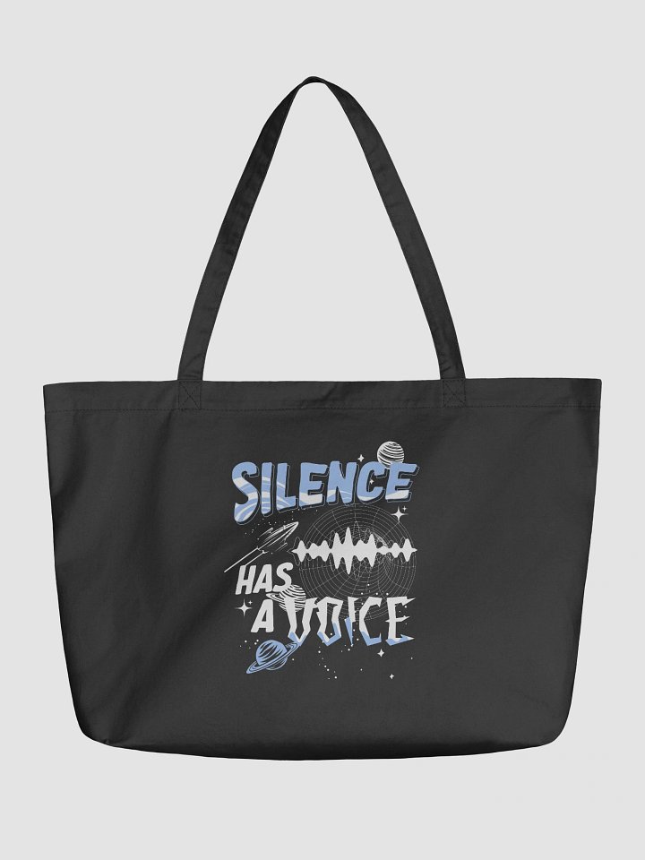 "Silence Has A Voice" Tote Bag product image (1)