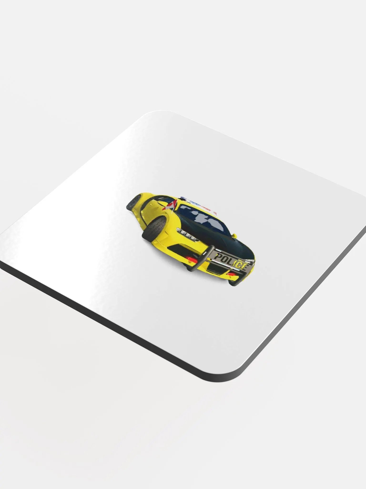 Sleek & Sustainable Police Car Coaster product image (4)