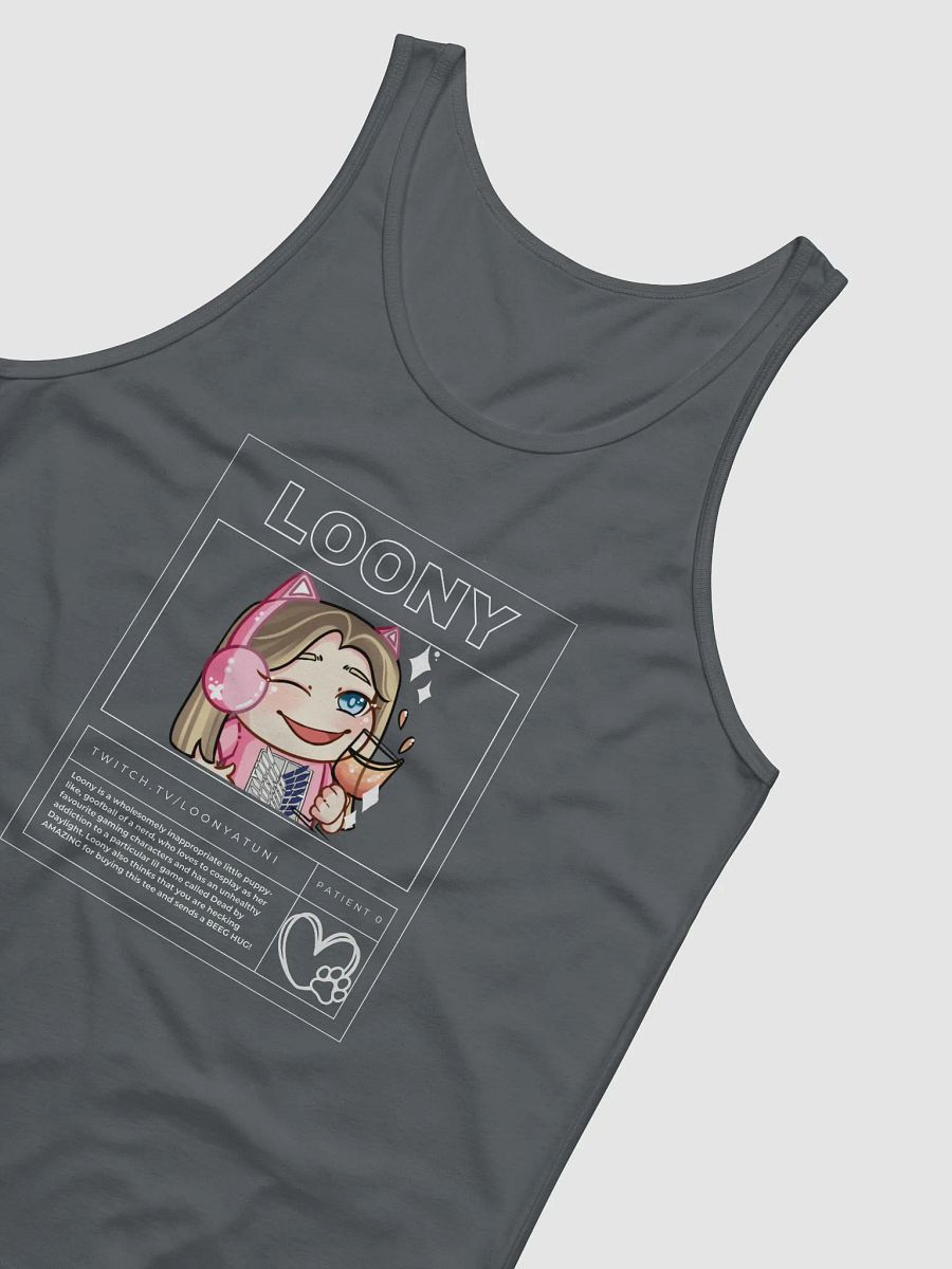 Loony Patient 0 album cover bio (Bella+Canvas jersey tank) product image (5)