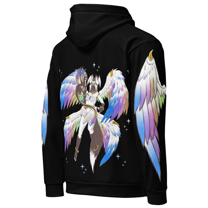Rainbow Pride Angel Hoodie - Positions A product image (1)