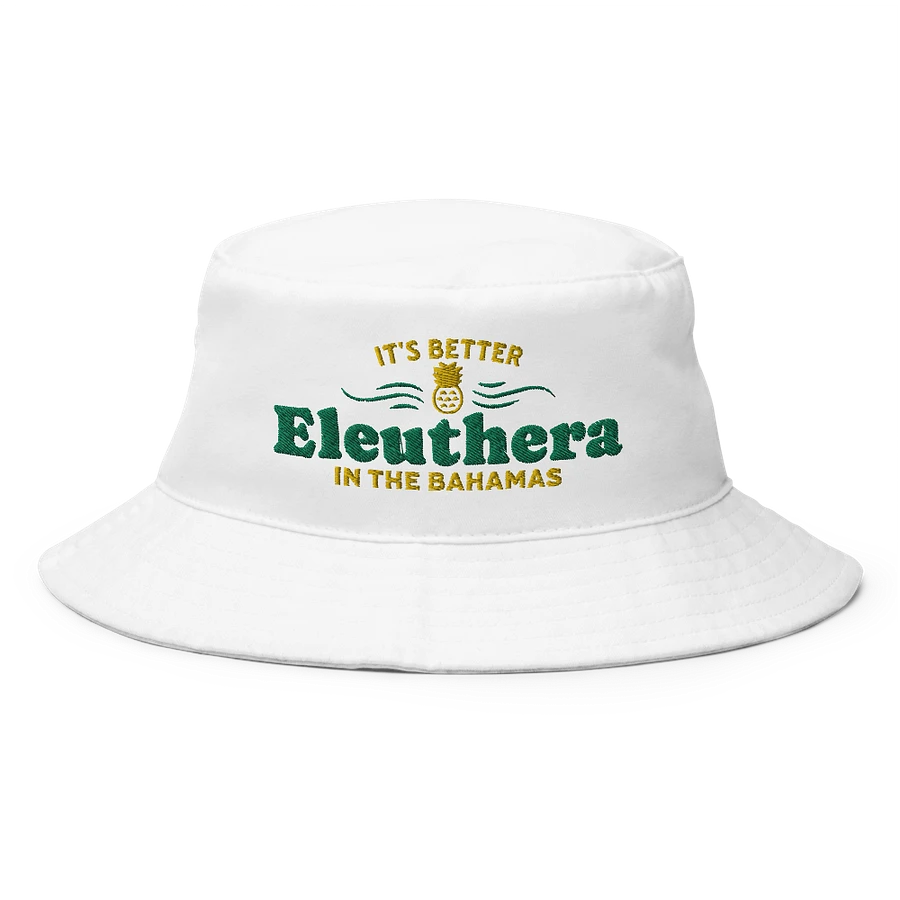Eleuthera Bahamas Hat : It's Better In The Bahamas Pineapple Bucket Hat Embroidered product image (7)