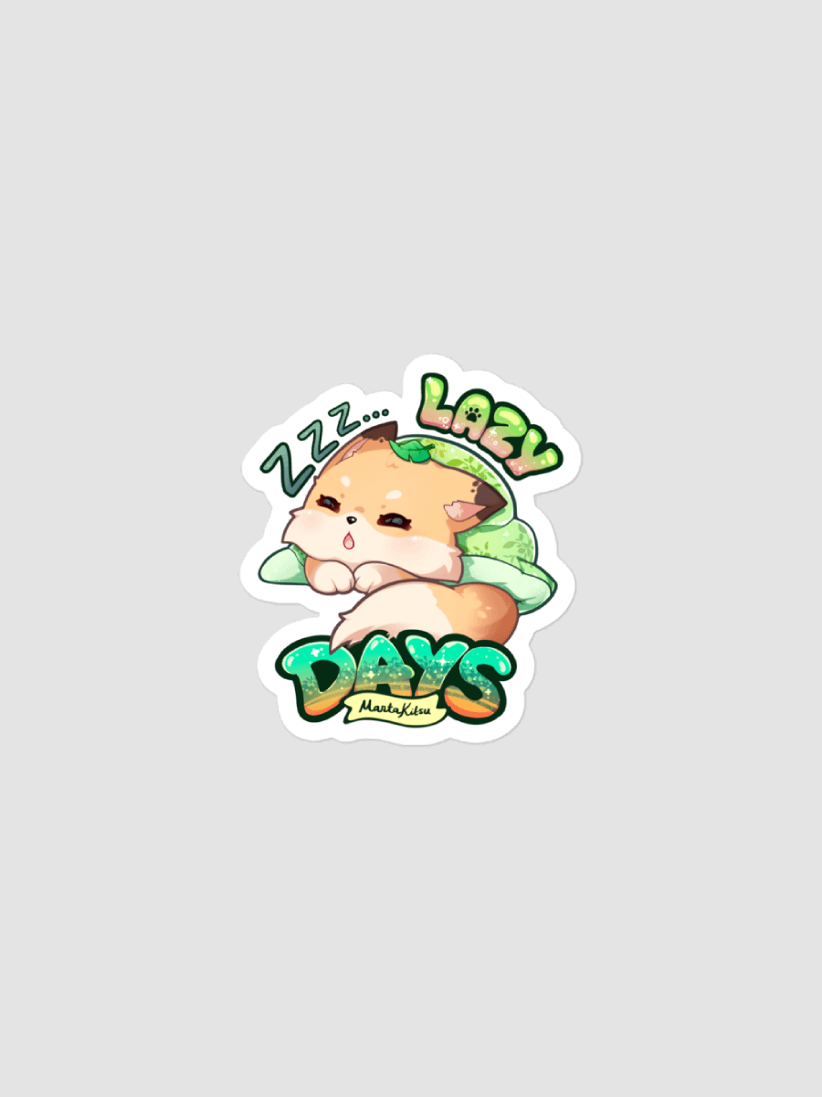 Lazy Days Sticker product image (1)