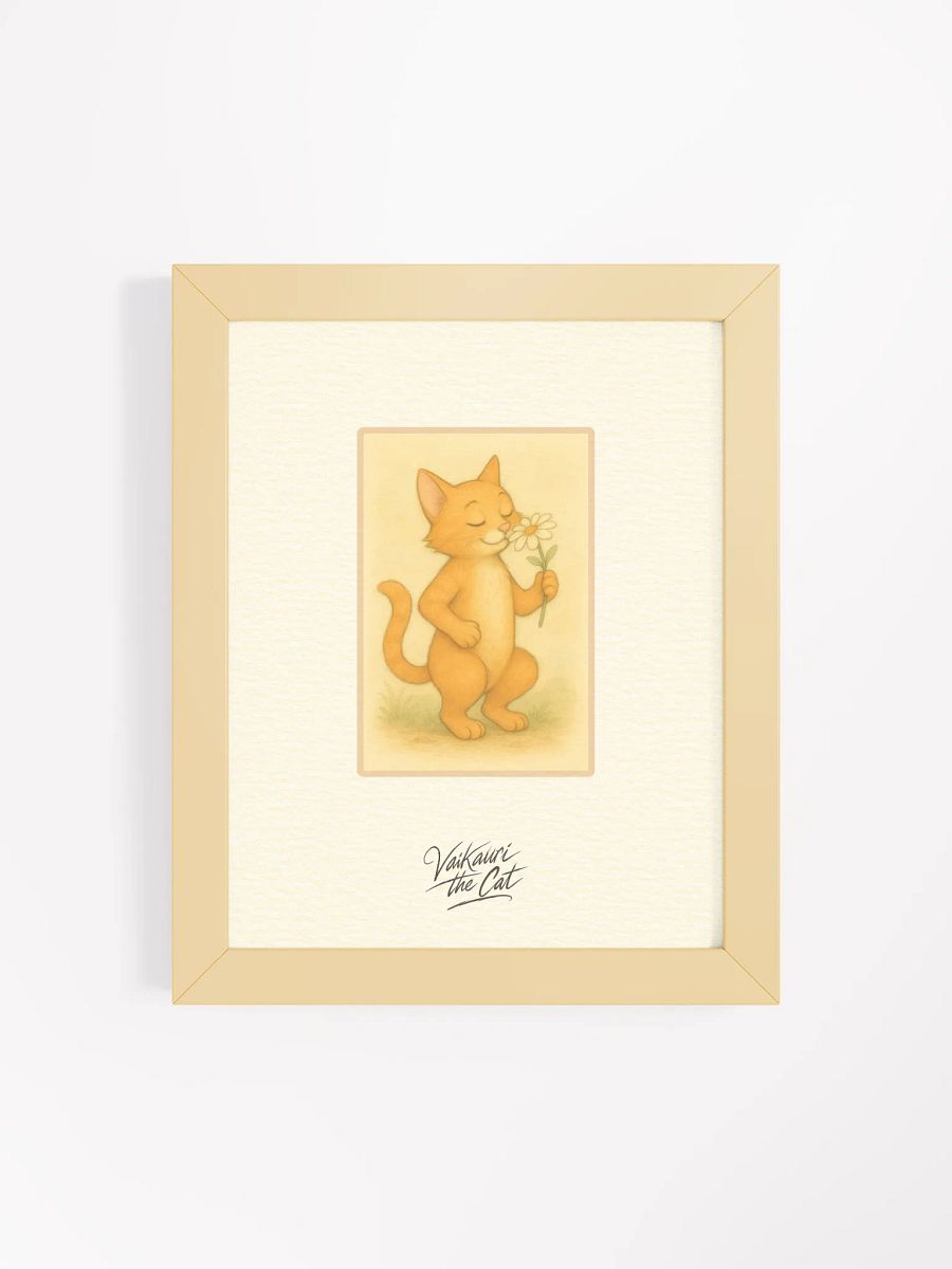 Vaikauri the Cat - Framed Matte Artprint product image (8)